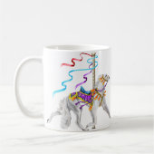 Saluki Carousel White Kaffeetasse (Links)