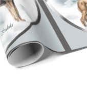 Saluki Christmas Geschenkpapier (Rolleneckpunkt)