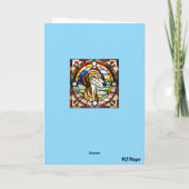 Saluki Christmas Strumpf Karte (Rückseite)