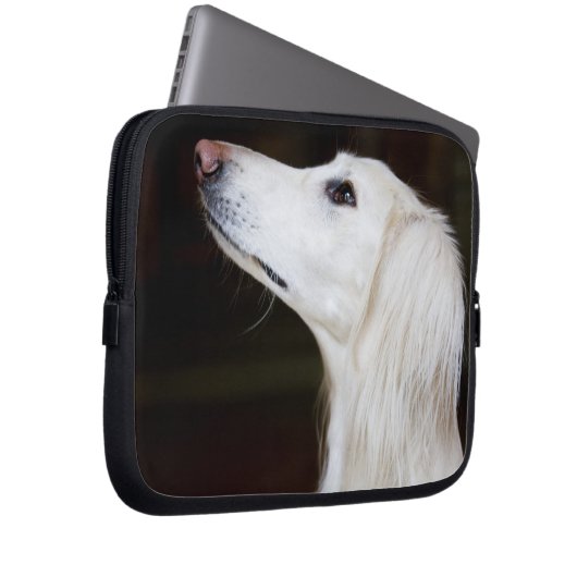 Saluki, das oben schaut laptopschutzhülle (Vorne Rechts)