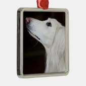Saluki, das oben schaut ornament aus metall (Rechts)