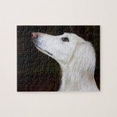 Saluki, das oben schaut puzzle (Horizontal)