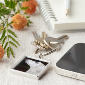 Saluki, das oben schaut schlüsselanhänger (Seite)