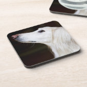 Saluki, das oben schaut untersetzer (Linke Seite)