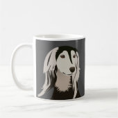 Saluki Dog Kaffeetasse (Links)