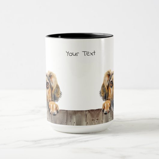 Saluki Dog Tasse (Zentrum)