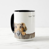 Saluki Dog Tasse (Vorderseite Links)