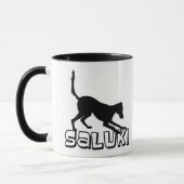 Saluki Dog Tasse (Links)
