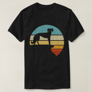 Saluki Eigentümer Retro Vintag 60er 70er Dog Lover T-Shirt