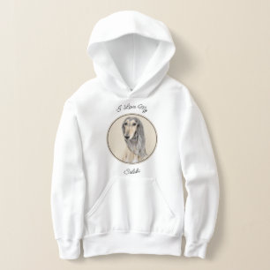 Saluki (Fawn) Malerei - Niedliche Original Hunde K Hoodie