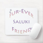 Saluki Furever Friend Mousepad (Mit Mouse)