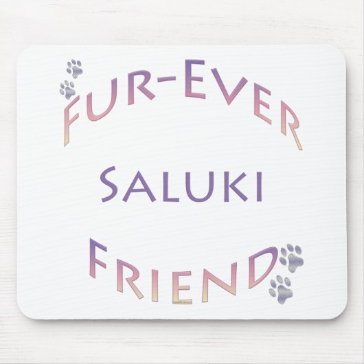 Saluki Furever Friend Mousepad (Vorne)