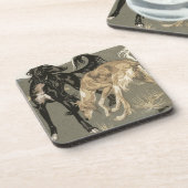 Saluki Getränkeuntersetzer (Linke Seite)