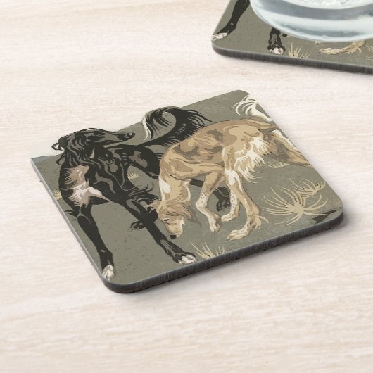 Saluki Getränkeuntersetzer (Linke Seite)