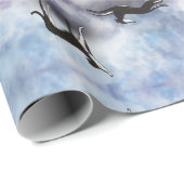 Saluki Greyhound Heaven Geschenkpapier (Rolleneckpunkt)