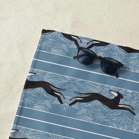 Saluki Greyhound Strandtuch (Beispiel)