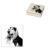 Saluki Gummistempel (Stempel)