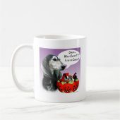 Saluki Halloween Candy Kaffeetasse (Links)