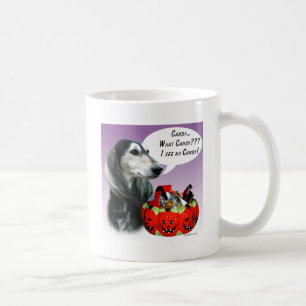 Saluki Halloween Candy Kaffeetasse