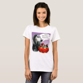 Saluki Halloween Candy T-Shirt (Vorne ganz)
