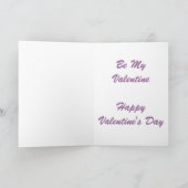 Saluki HundeValentinstag-Karte Feiertagskarte (Innenseite)