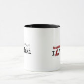 Saluki (I-Liebe) Tasse (Zentrum)