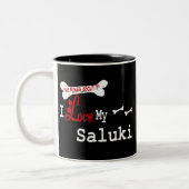 Saluki (I-Liebe) Tasse (Links)