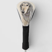 Saluki (Kitz) Malerei - niedliche ursprüngliche Golf Headcover (Vorderseite)