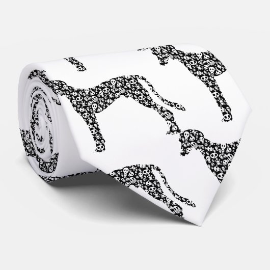 Saluki Krawatte (Gerollt)