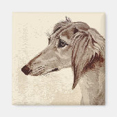 Saluki Magnet (Vorne)