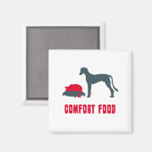 Saluki Magnet (Vorderseite/Rückseite)