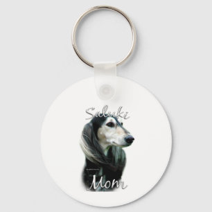 Saluki-Mama 2 Schlüsselanhänger