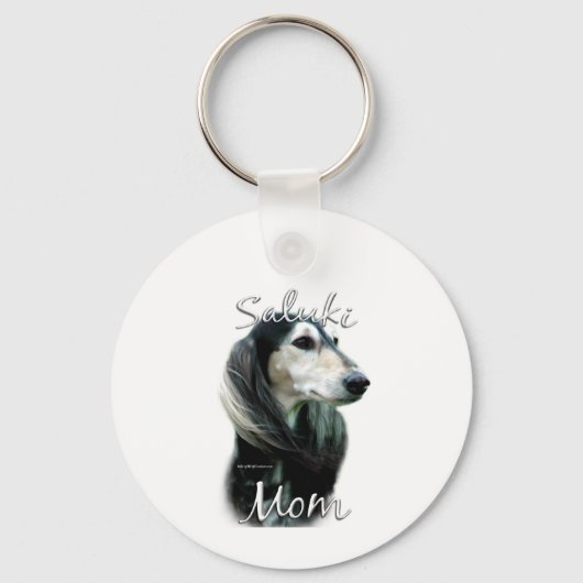 Saluki-Mama 2 Schlüsselanhänger (Vorderseite)