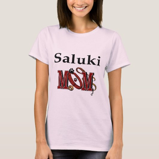 Saluki MAMA Geschenke T-Shirt (Vorderseite)