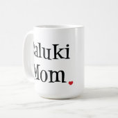 Saluki Mama-Tasse Kaffeetasse (Vorderseite Links)
