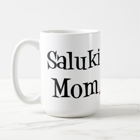 Saluki Mama-Tasse Kaffeetasse (Links)