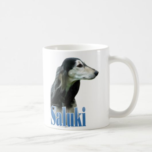 Saluki-Name Kaffeetasse (Rechts)