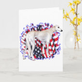 Saluki Patriot Karte (Gelbe Blume)