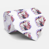 Saluki Patriot Krawatte (Gerollt)