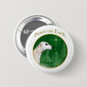 Saluki Peace Button (Vorne & Hinten)