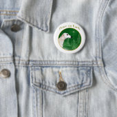 Saluki Peace Button (Beispiel)