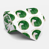 Saluki Peace Krawatte (Gerollt)