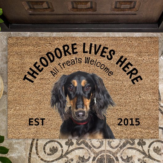 Saluki Personalisiert Dog Lover Doormat Fußmatte