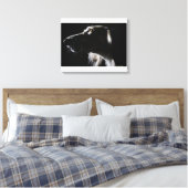 Saluki, Portrait Leinwanddruck (Insitu (Schlafzimmer))