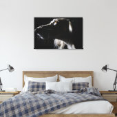 Saluki, Portrait Leinwanddruck (Insitu (Schlafzimmer))