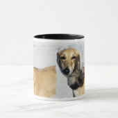 Saluki Porträt Tasse (Zentrum)