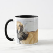 Saluki Porträt Tasse (Links)