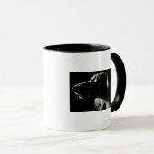 Saluki, Porträt Tasse (VorderseiteRechts)