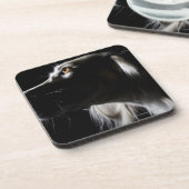 Saluki, Porträt Untersetzer (Linke Seite)