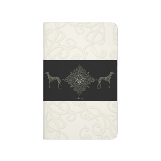 Saluki Sammlung Taschennotizbuch (Vorderseite)